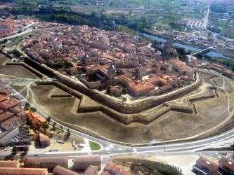Aerial view of Cirudad Rodrigo